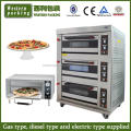 horno de pizza, horno de horno eléctrico comercial